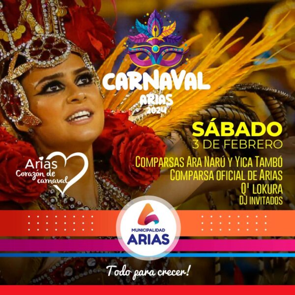 Sábado 3, carnavales arias